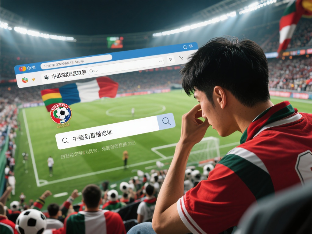以一位热爱中欧足球联赛的球迷小李为例，他在准备观看